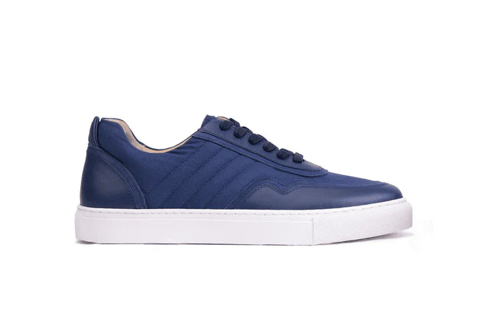 Moral Code Coral Women's Casual Lace-up Sneaker - #color_navy