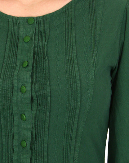 Cordelia Pioneer Dress - Forest Green