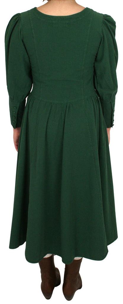 Cordelia Pioneer Dress - Forest Green