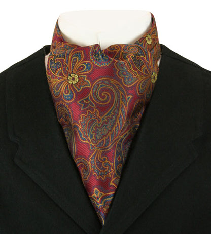 Cosmopolitan Ascot - Red Paisley