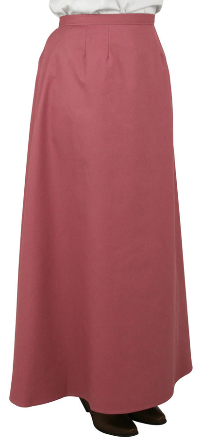 Cotton Blend Walking Skirt - Dusty Rose