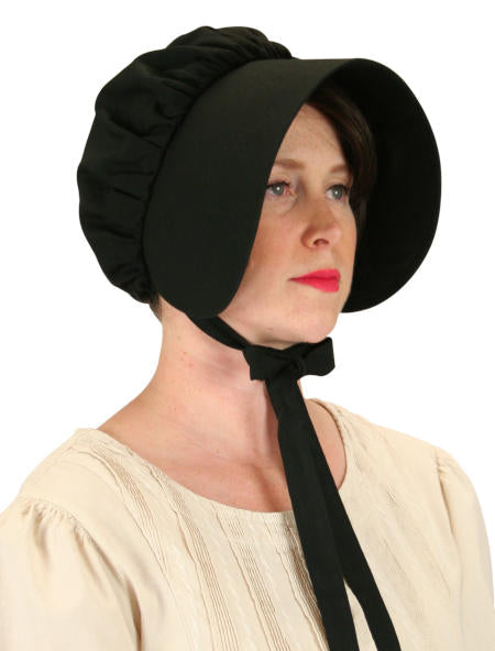 Cotton Bonnet - Black