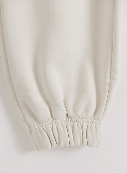Cream Classic Sweatpants