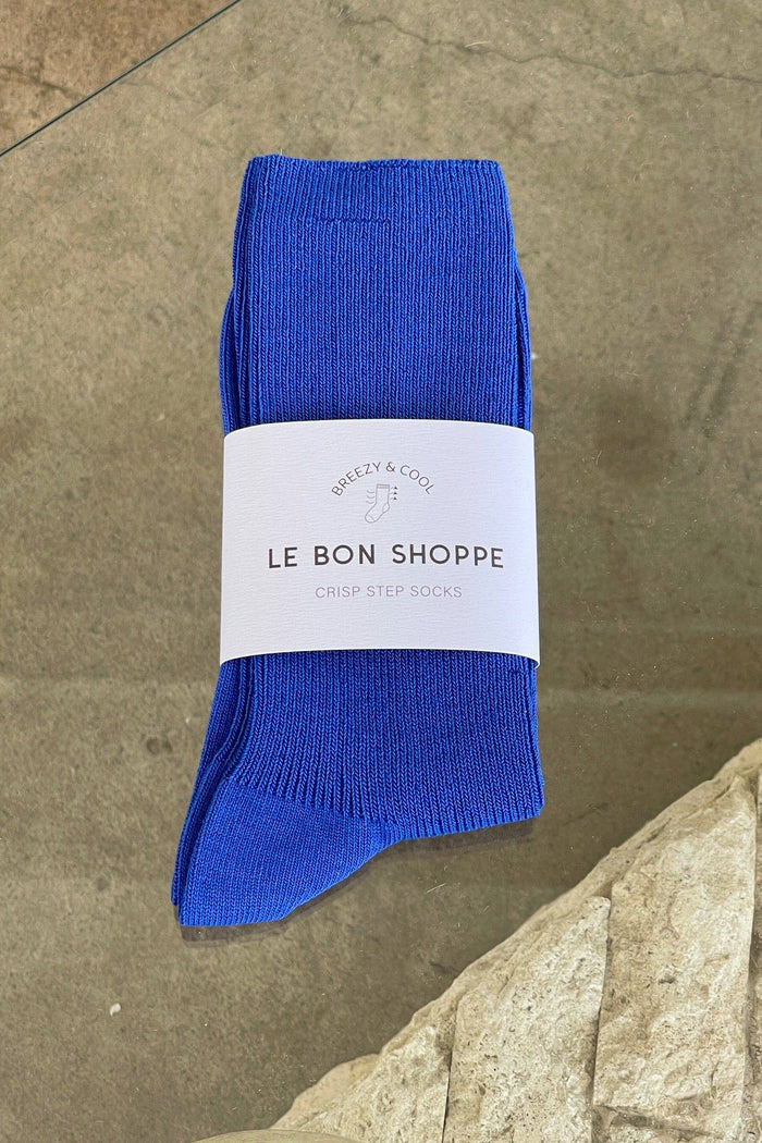 Crisp Step Socks - Blue