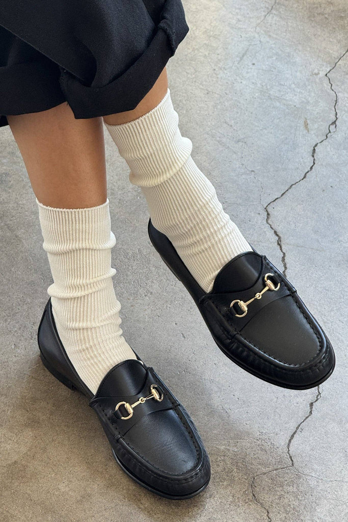 Crisp Step Socks - White