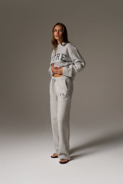 CTRE KNITTED SWEATSHIRT - GREY MARL