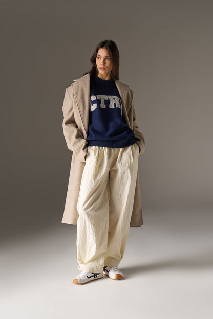 CTRE KNITTED SWEATSHIRT - NAVY