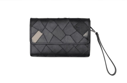 Moral Code Cypress Upcycled Envelope Wallet -Black Multi- #color_black-multi