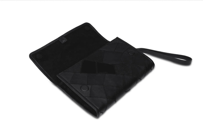Moral Code Cypress Upcycled Envelope Wallet - #color_black-multi