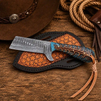 Damascus Bullcutter Knife: A Striking Addition to Your Knife Collection - RFE Marketing Ventures
