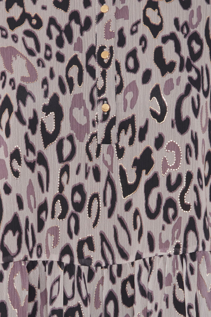DARMA DRESS (CORNSTALK LEO PRINT)
