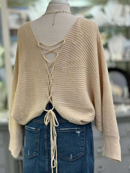 Delaney Sweater in Beige