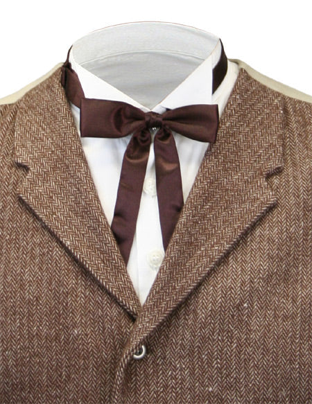 Deluxe Western Bow Tie - Brown