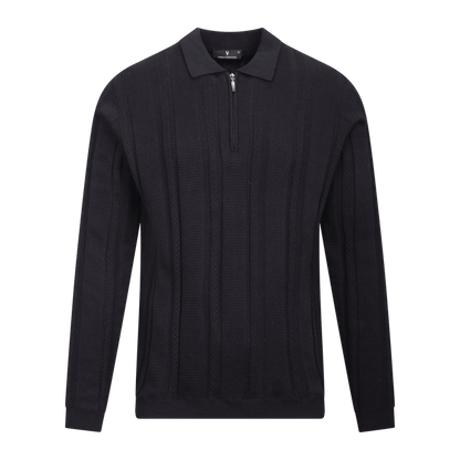 Urban Pioneers Male Denby Half-zip SWEATER DARK NAVY