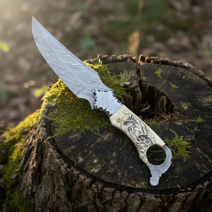 Discover the Ultimate Damascus EDC Biker Knife for Everyday Performance - RFE Marketing Ventures