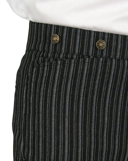 Dixon Striped Trousers - Black/White