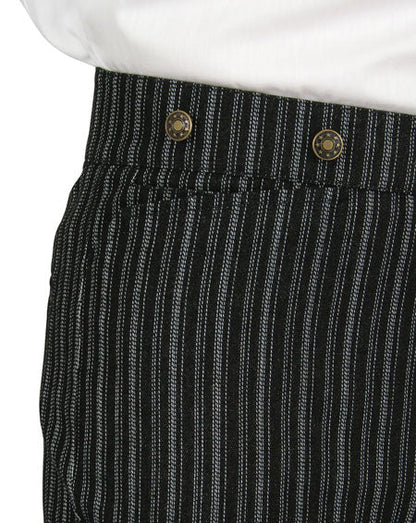 Dixon Striped Trousers - Black/White