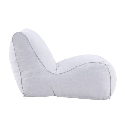Dorothea Modern Outdoor Bean Bag Lounge Chair - Gray - Wichita Home Outlet