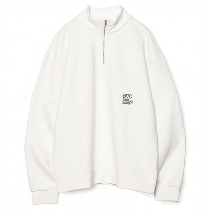 DOT LOGO HALF ZIP SWEAT