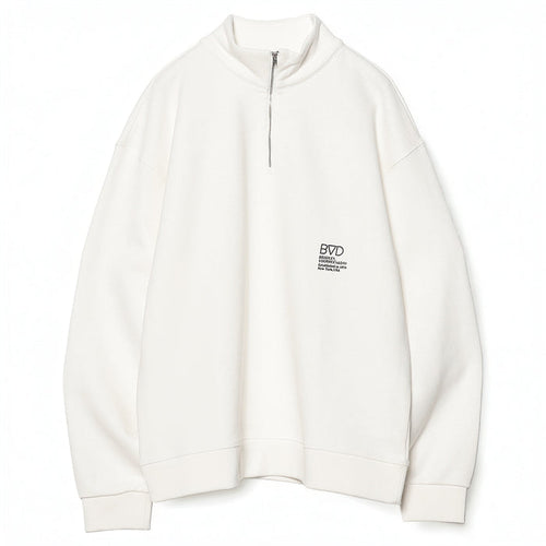 DOT LOGO HALF ZIP SWEAT
