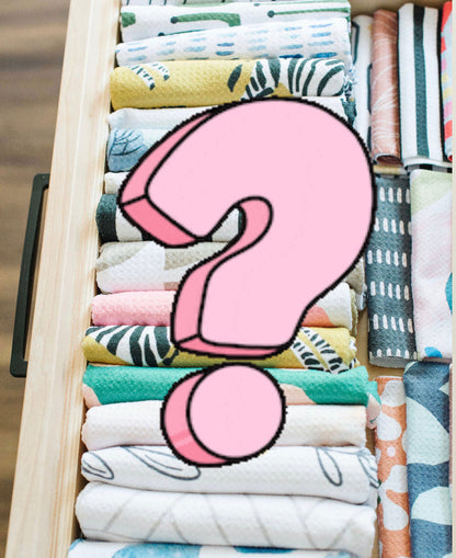 Double-Sided Holiday Mystery Hand Towel