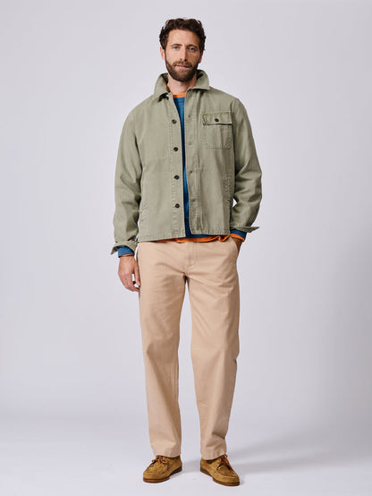 Aubin Khaki Dowse Worker Jacket | Jackets