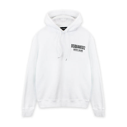 DSQUARED2 - Ceresio9 Cool Hoodie in White - Nigel Clare