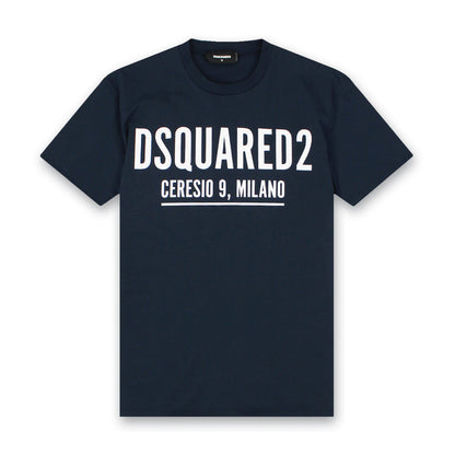 DSQUARED2 - Ceresio9 T-Shirt in Navy - Nigel Clare