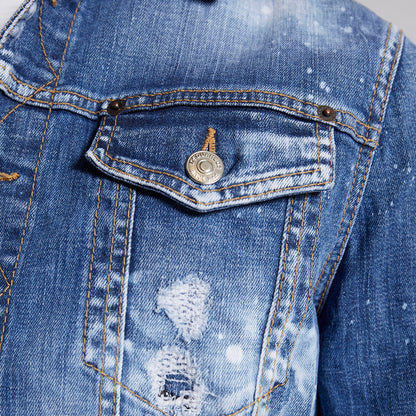 DSQUARED2 - Distress Dan Denim Jacket - Nigel Clare
