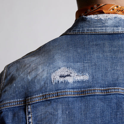 DSQUARED2 - Distress Dan Denim Jacket - Nigel Clare
