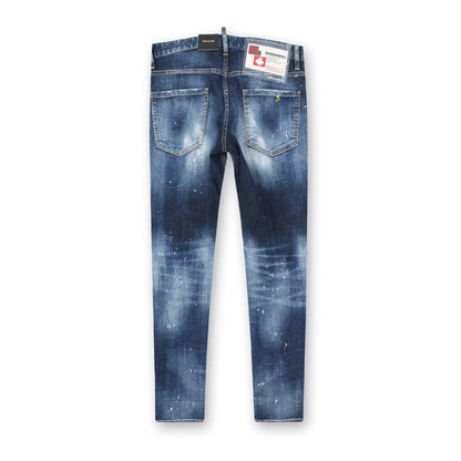 DSQUARED2 - Distressed Cool Guy Jeans in Blue - Nigel Clare