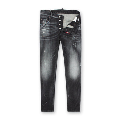 DSQUARED2 - Distressed Super Twinky Jeans in Grey - Nigel Clare