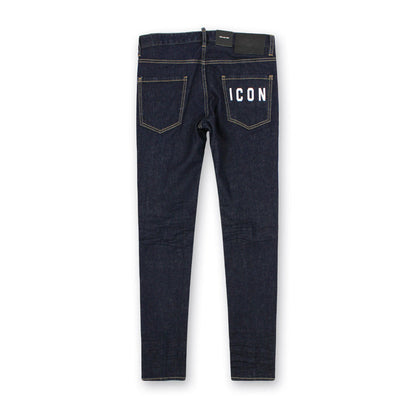DSQUARED2 - Icon Dark Wash Jeans in Navy - Nigel Clare