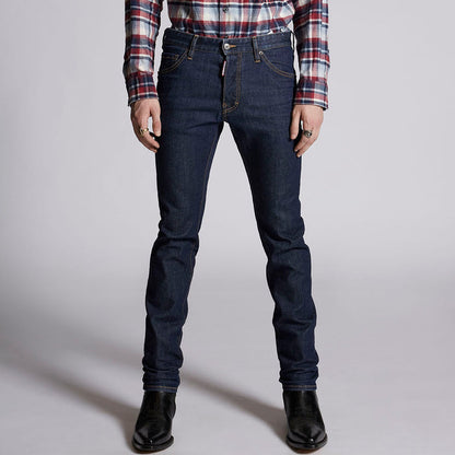 DSQUARED2 - Icon Dark Wash Jeans in Navy - Nigel Clare