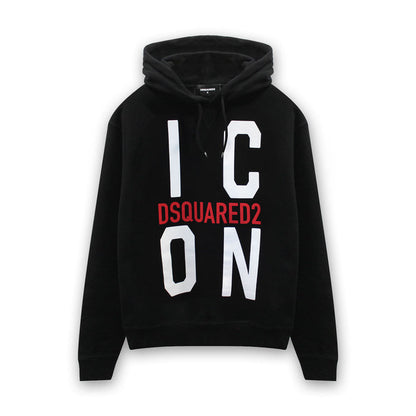 DSQUARED2 - Icon Hoodie in Black - Nigel Clare