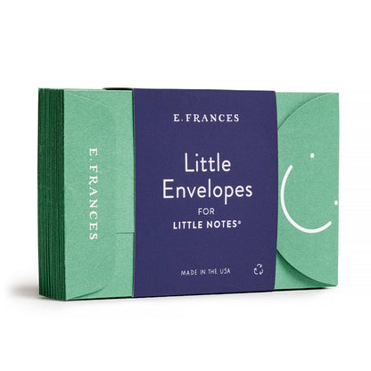 E. Frances Paper - Little Notes® Mini Envelopes, Set of 20 – Spruce