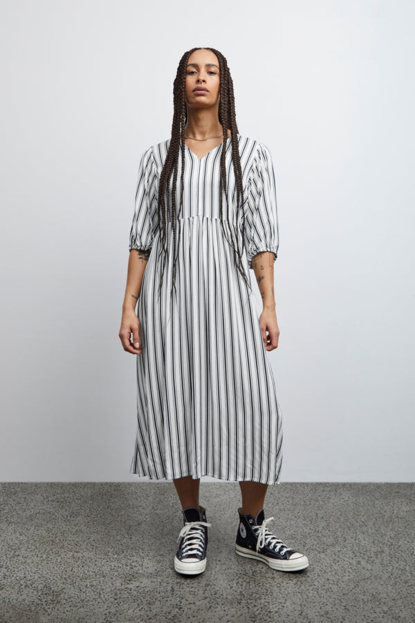 Earo Midi Dress (Cloud Dancer)