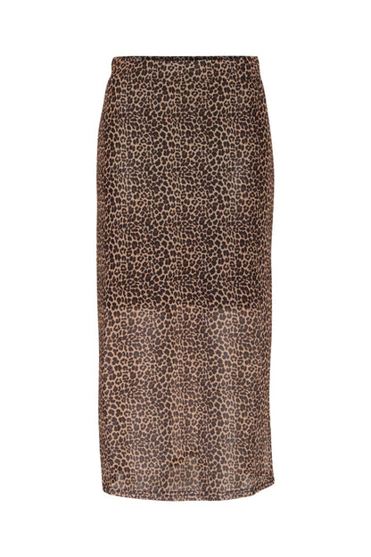 Ebba Midi Skirt (Natural Leo)