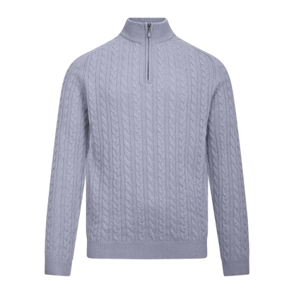 Urban Pioneers Male Edward Half-Zip SWEATER DENIM