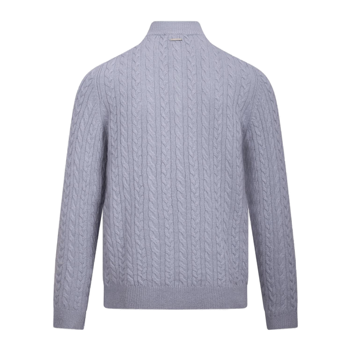 Urban Pioneers Male Edward Half-Zip SWEATER DENIM