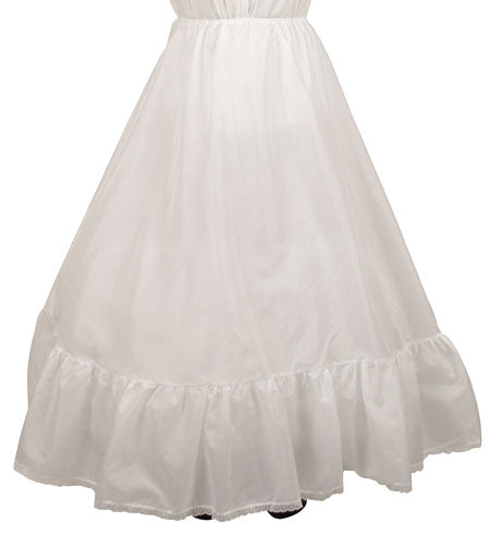 Edwardian Hoop Underskirt - White
