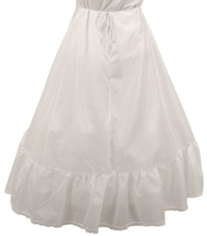 Edwardian Hoop Underskirt - White
