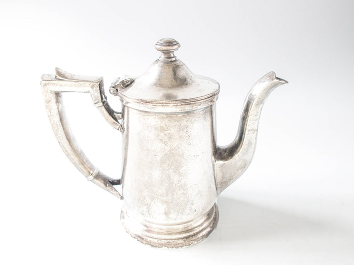 El Conquistador Hotel Tucson Silver Soldered Teapot 1946 International Silver