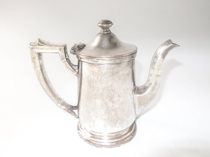 El Conquistador Hotel Tucson Silver Soldered Teapot 1946 International Silver
