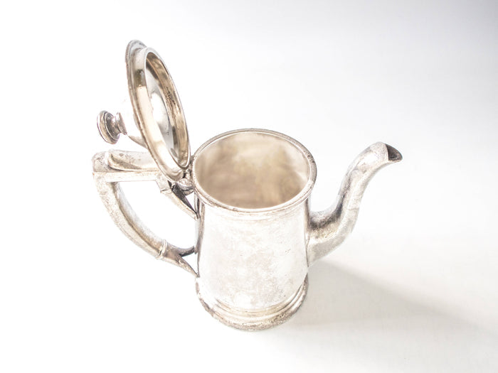 El Conquistador Hotel Tucson Silver Soldered Teapot 1946 International Silver