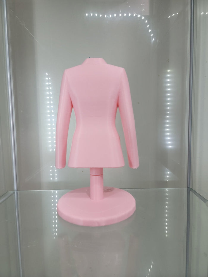 Elegant Pink Blazer Brush Holder - RFE Marketing Ventures