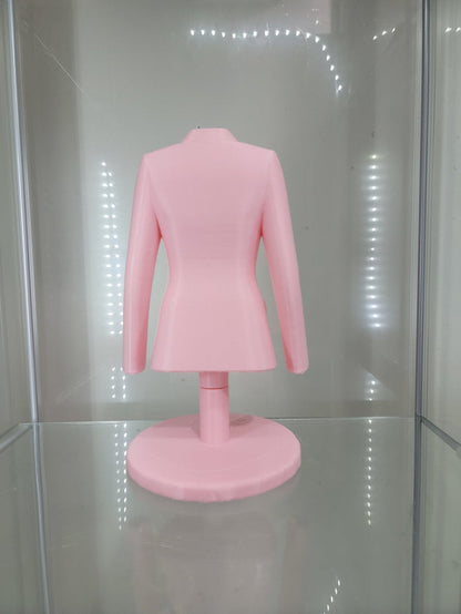 Elegant Pink Blazer Brush Holder - RFE Marketing Ventures