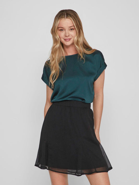 Elle Satin Top (Ponderosa Pine)