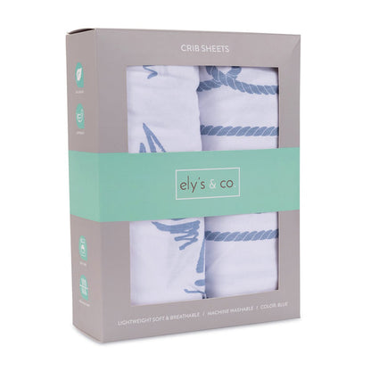 Blue Nautical Print