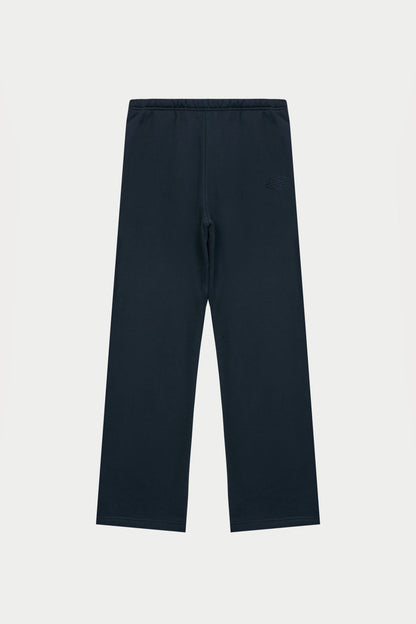 EMBOSSED STRAIGHT LEG JOGGERS - NAVY